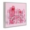 Stupell Industries Pastel Pink Book Lovers Black Framed Giclee Art, design by Nina Jacobs
